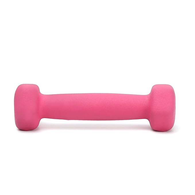 KAKSS Neoprene Workout Fixed Weight Dumbbell (1-Pound, Set Of 2pc)