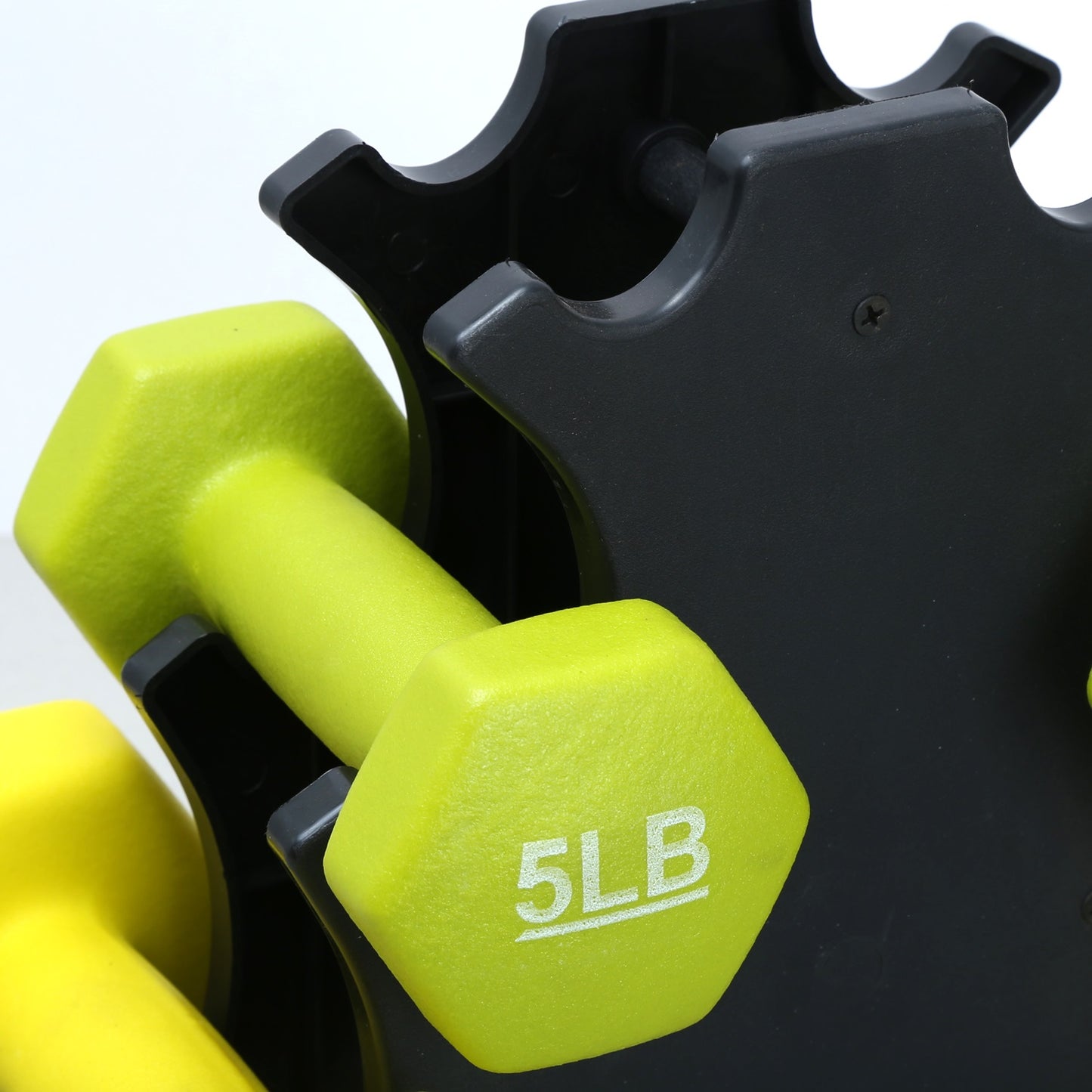 KAKSS Neoprene Workout Fixed Weight Dumbbell With Dumbbell Stand