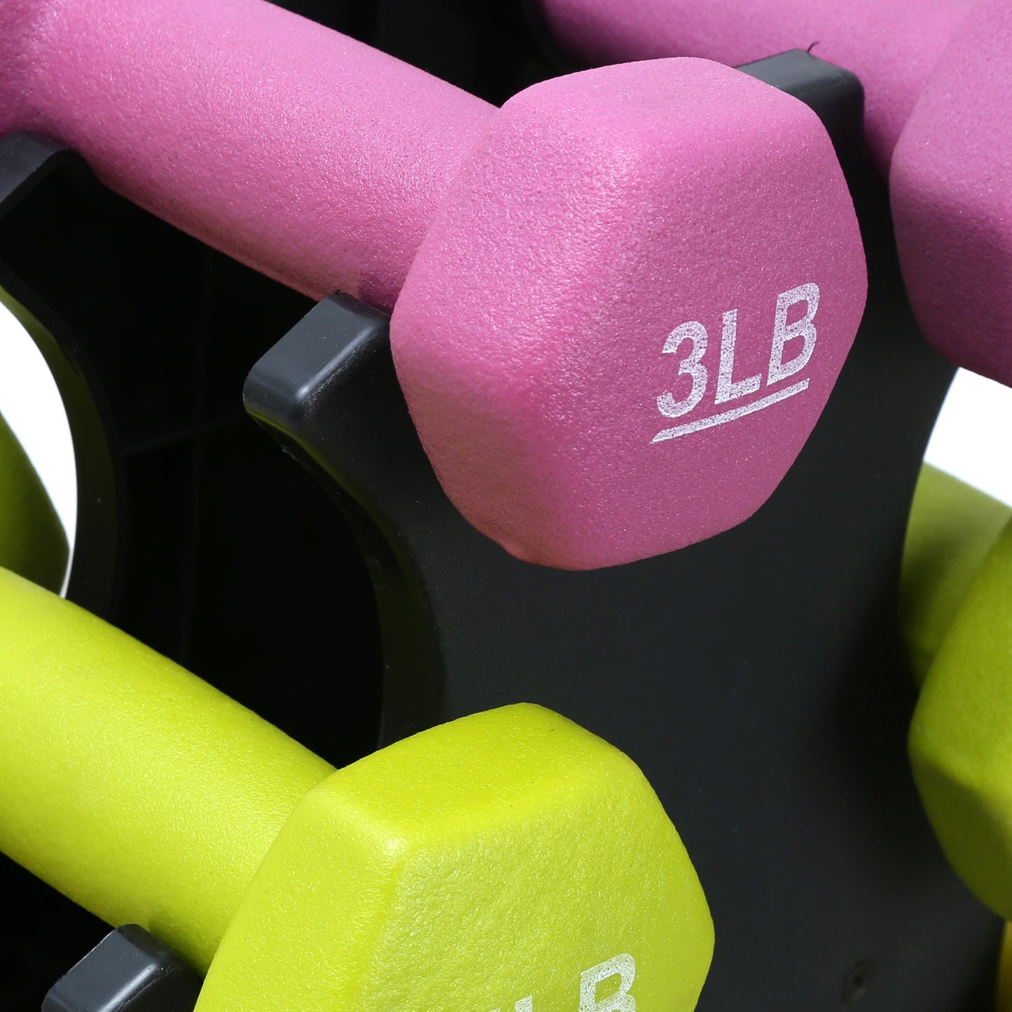 KAKSS Neoprene Workout Fixed Weight Dumbbell With Dumbbell Stand