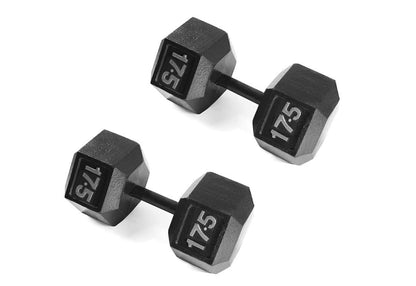 KAKSS Black Cast Iron Hex Dumbbell | 2.5kg-20kg | Sold In Pair