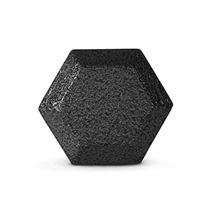 KAKSS Black Cast Iron Hex Dumbbell | 2.5kg-20kg | Sold In Pair