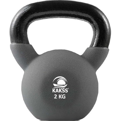 Kakss Neoprene Coated Kettlebells(2kg to 48kg)(Proudly Made In India) Multi-color