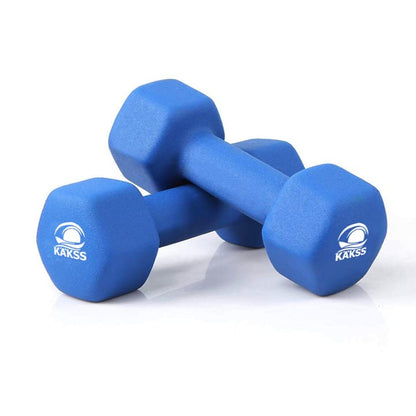 Kakss Neoprene Coated Dumbbells (0.5kg to 10kg)(Proudly Made In India)