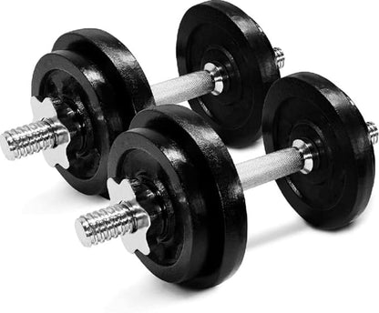 Kakss Exclusive Cast Iron Adjustable Dumbbells (10kg To 100kg) Proudly Made In India