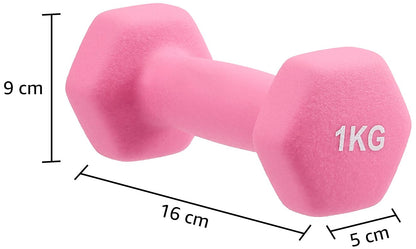 KAKSS Neoprene Dumbbell, Set of 2pcs (Proudly Made In India)