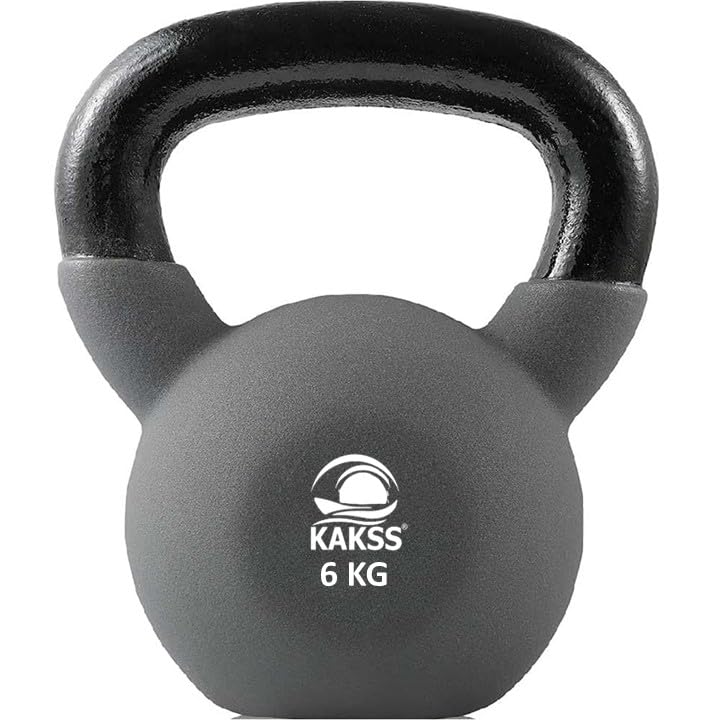 Kakss Neoprene Coated Kettlebells(2kg to 48kg)(Proudly Made In India) Multi-color