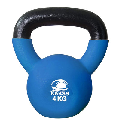 Kakss Best Home Gym Training (10 Kg to 200 Kg) Home Gym Set with Exclusive Neoprene Coated Weight Plates with 3 ft Curl (25MM) + 5 ft Plain Rod (25MM) (Proudly Made in India)