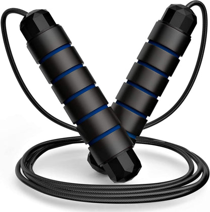 KAKSS Skipping Rope - Jumping Rope Adjustable For Men Women Kids - Jump Rope For Exercise Fat burning Workout Home or Gym personal Training Rope