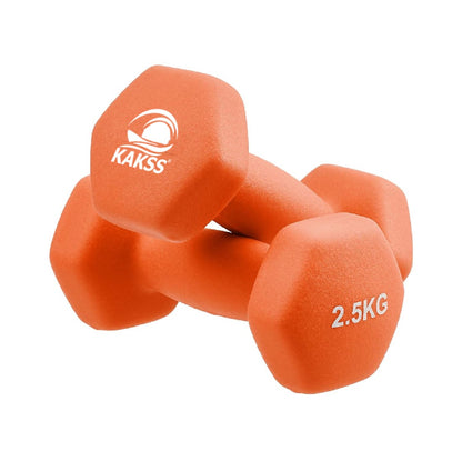 KAKSS Neoprene Dumbbell, Set of 2pcs (Proudly Made In India)