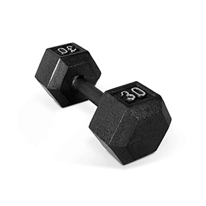 KAKSS Black Cast Iron Hex Dumbbell | 2.5kg-20kg | Sold In Pair