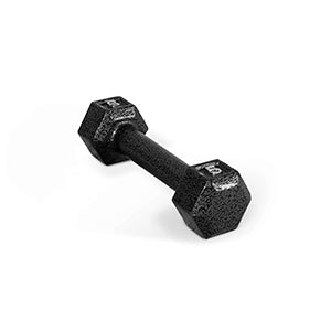 KAKSS Black Cast Iron Hex Dumbbell | 2.5kg-20kg | Sold In Pair