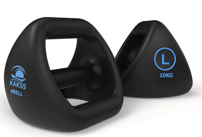 KAKSS 4BELL Multipurpose Gym Equipment 4-in-1 Dumbbell, Kettlebell, Push-Up Bar & Med Ball, Compact Home Workout Tool for Men & Women