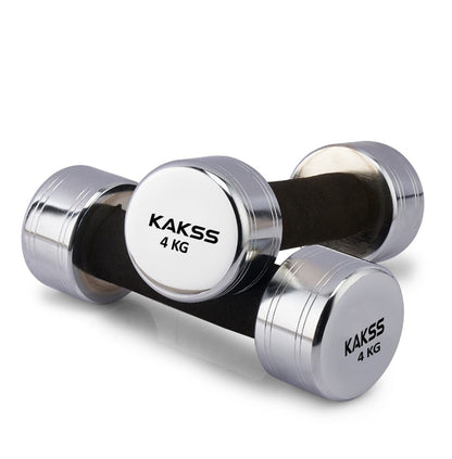 KAKSS Steel Dumbbell Set Of 2pc (Proudly Made In India)