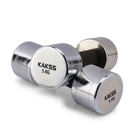 KAKSS Steel Dumbbell Set Of 2pc (Proudly Made In India)