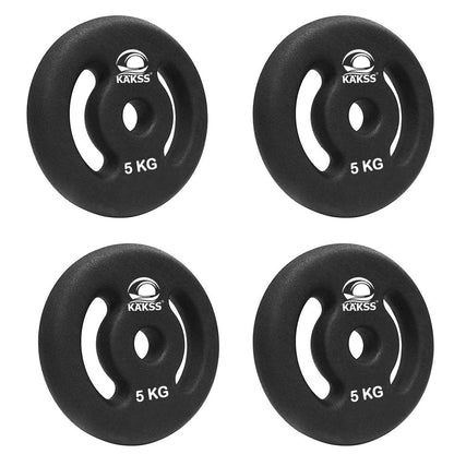 KAKSS Supreme Quality Neoprene Coated Weight Plates(Centre Hole 30mm)