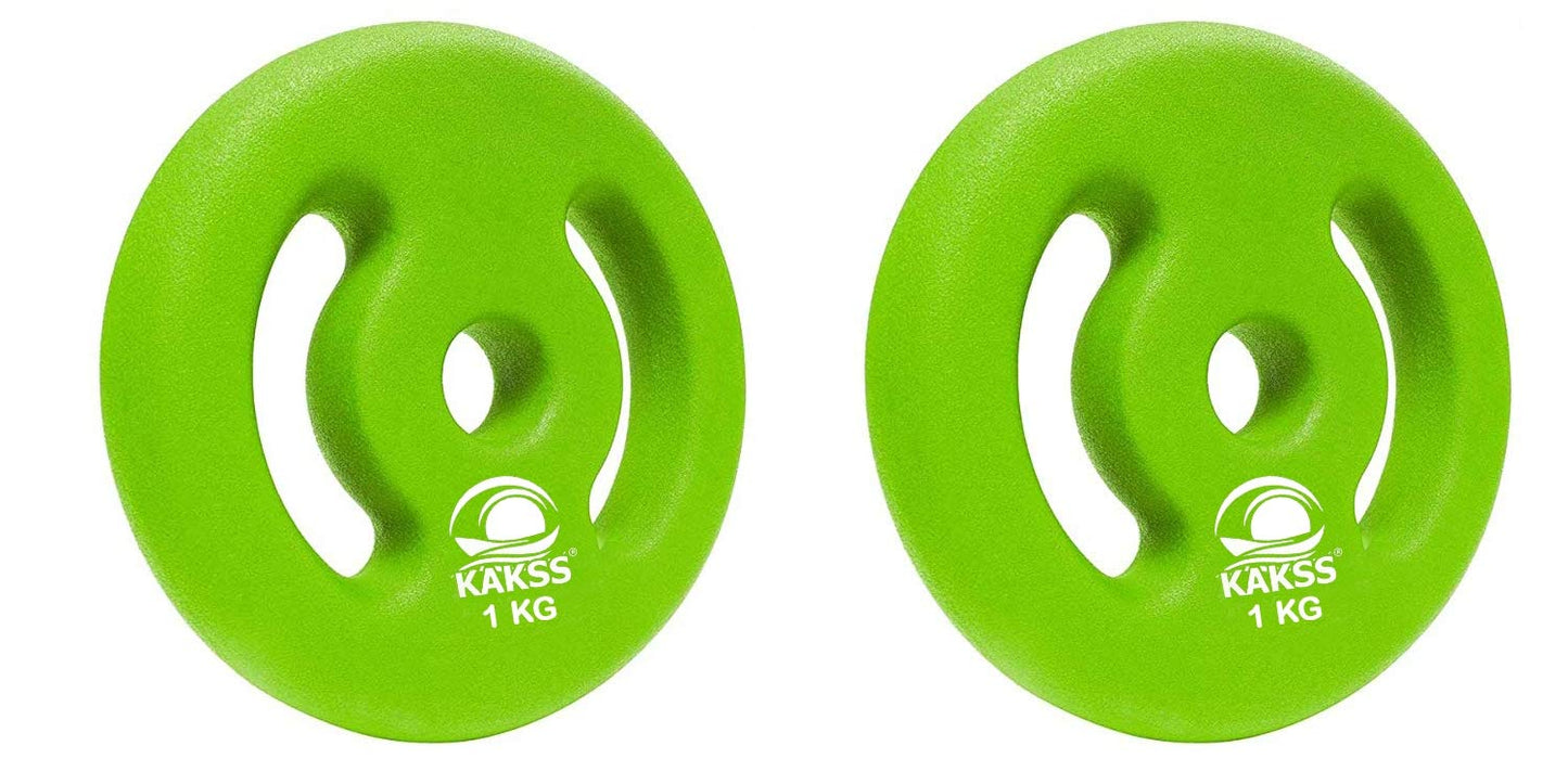 KAKSS Supreme Quality Neoprene Coated Weight Plates(Centre Hole 30mm)