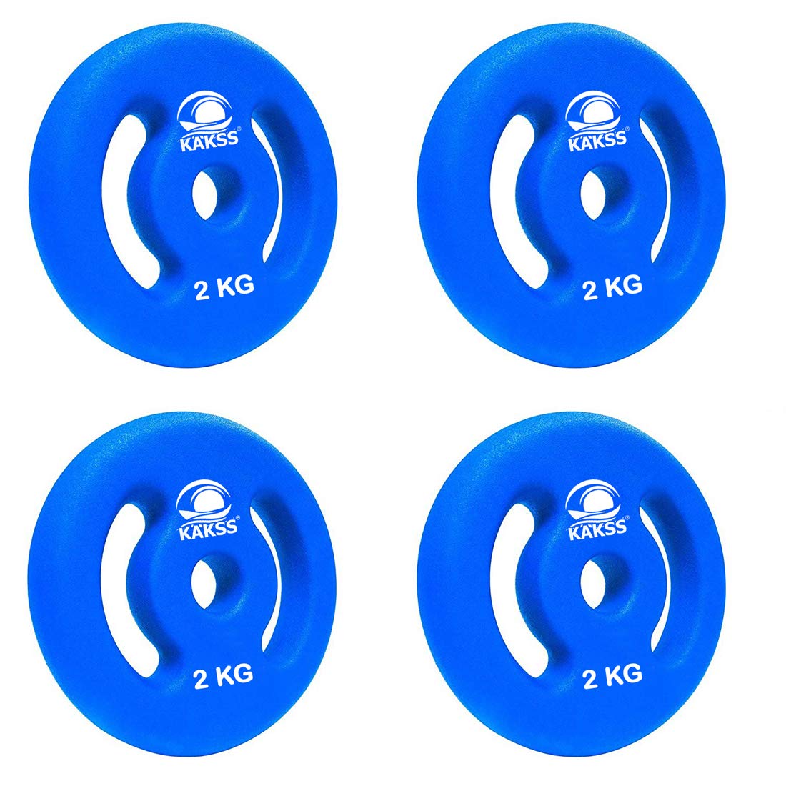 KAKSS Supreme Quality Neoprene Coated Weight Plates(Centre Hole 30mm)