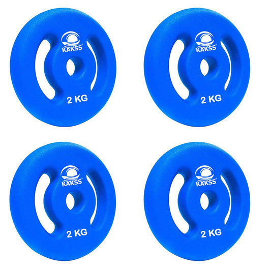 KAKSS Supreme Quality Neoprene Coated Weight Plates(Centre Hole 30mm)