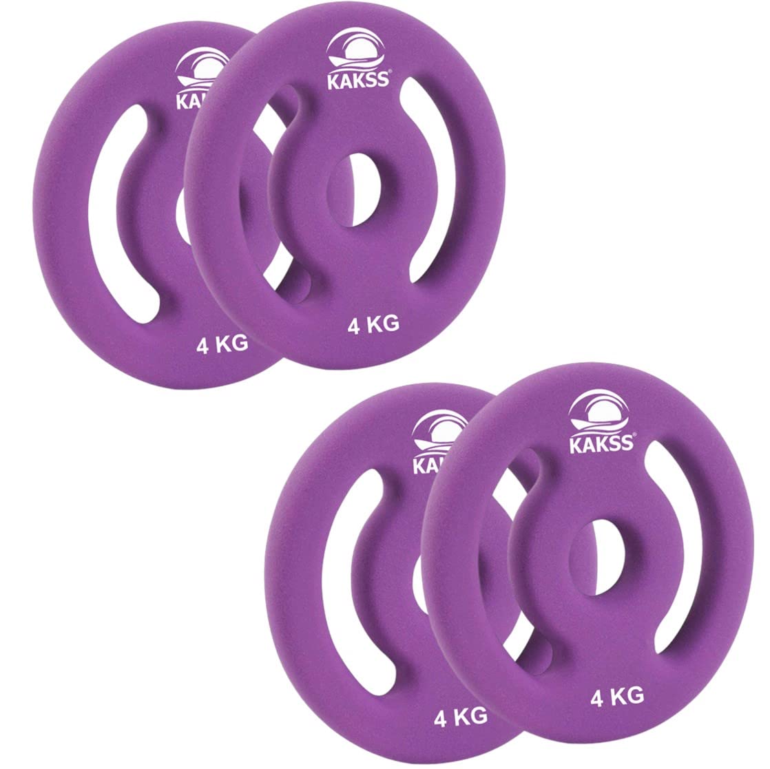 KAKSS Supreme Quality Neoprene Coated Weight Plates(Centre Hole 30mm)