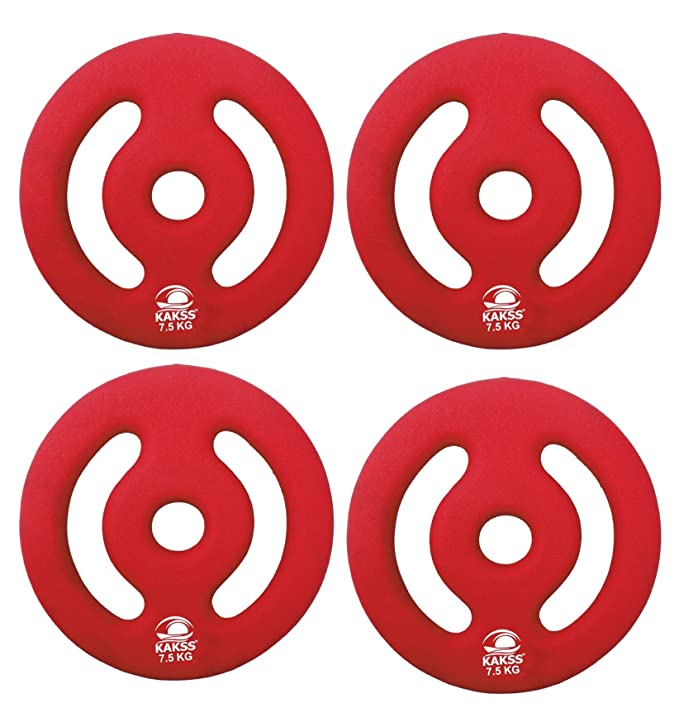 KAKSS Supreme Quality Neoprene Coated Weight Plates(Centre Hole 30mm)