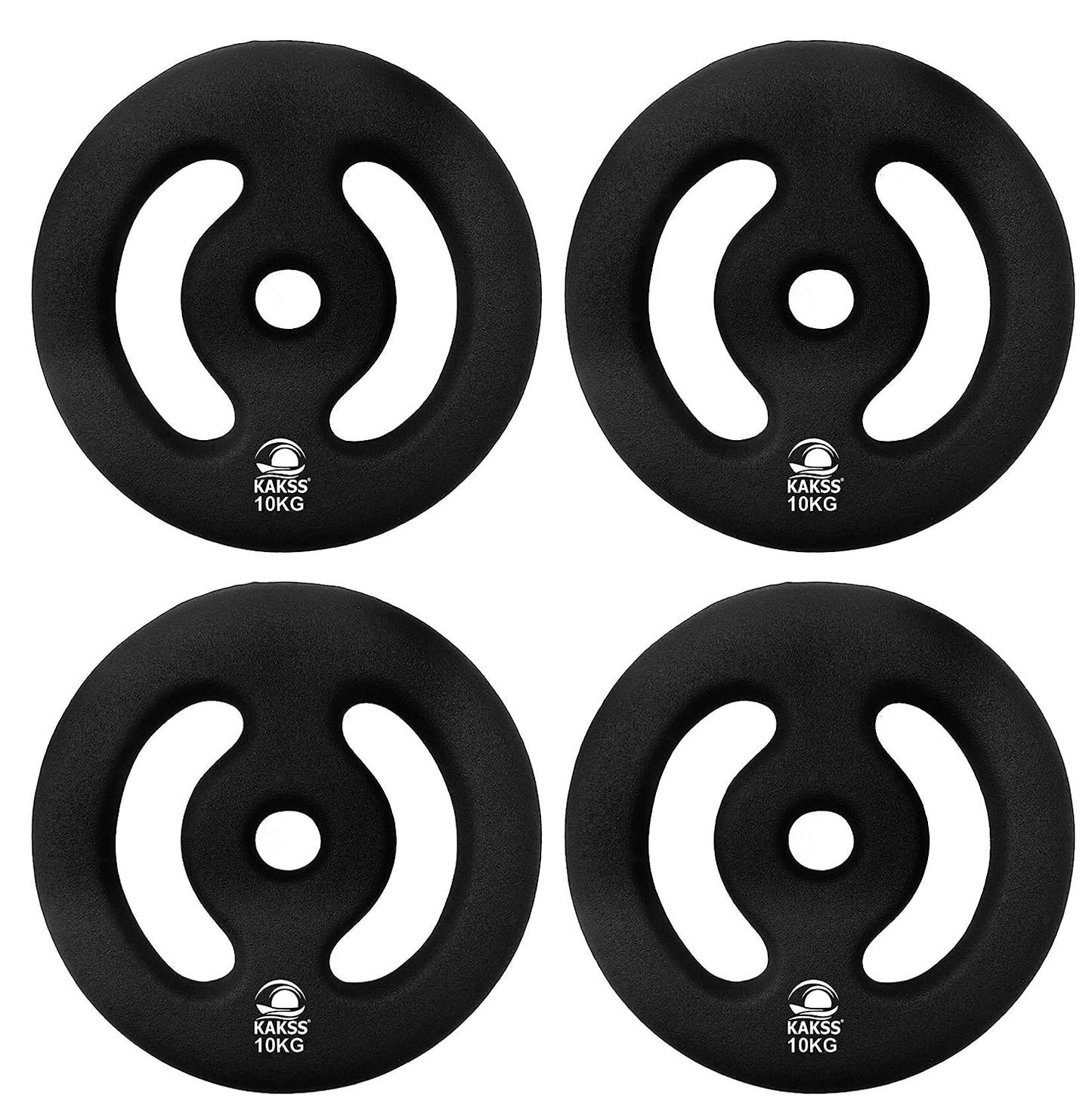 KAKSS Supreme Quality Neoprene Coated Weight Plates(Centre Hole 30mm)