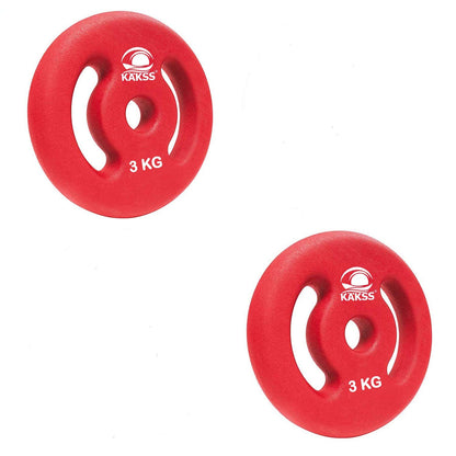 KAKSS Supreme Quality Neoprene Coated Weight Plates(Centre Hole 30mm)