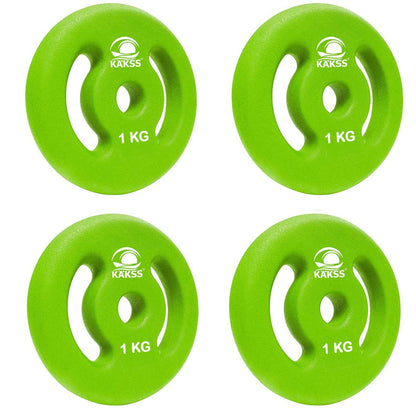 KAKSS Supreme Quality Neoprene Coated Weight Plates(Centre Hole 30mm)