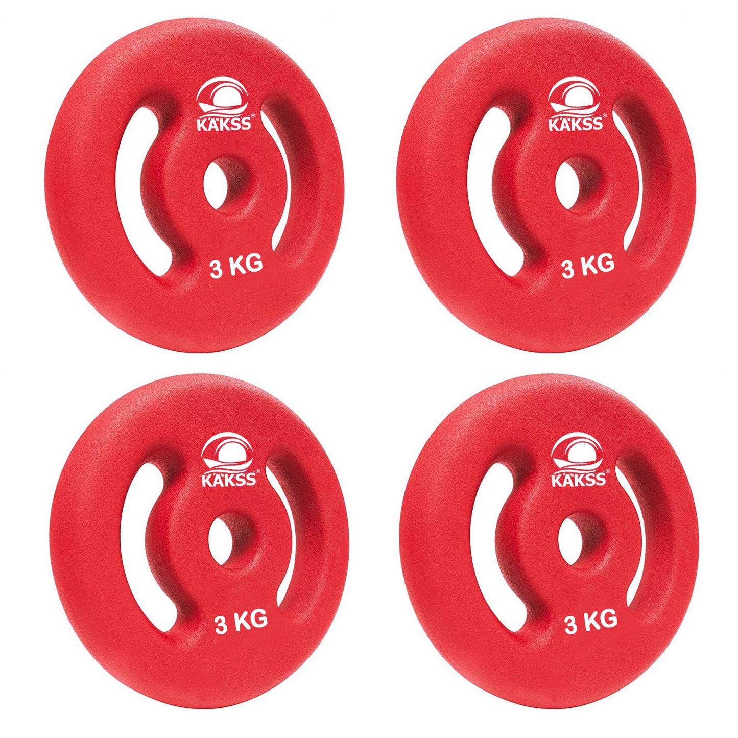 KAKSS Supreme Quality Neoprene Coated Weight Plates(Centre Hole 30mm)