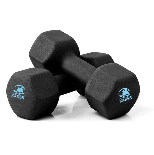 KAKSS Black Edition Neoprene Coated Dumbbell(Proudly Made In India)